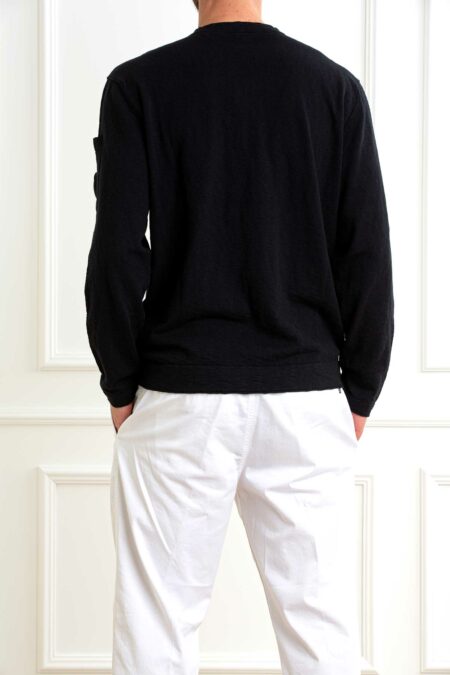 CP COMPANY-MAGLIA GIRO LENS KNIT-CP18CMKN302A110373A ECLIPSE XL