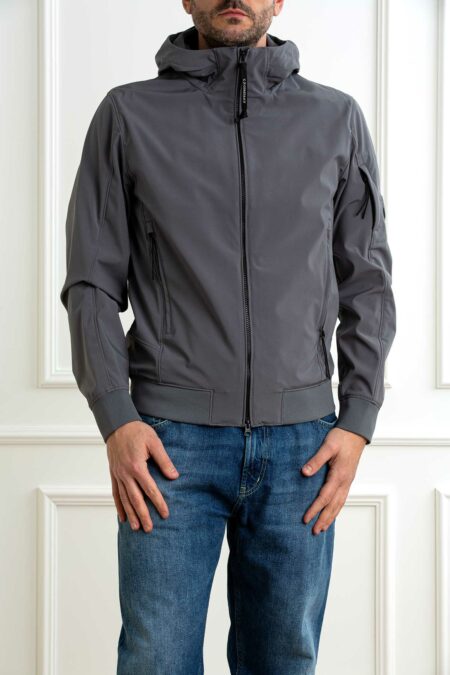 CP COMPANY-GIUBBINO C.P. SHELL-R HOODED JACKET-CP18CMOW002A005968A PEARL XL