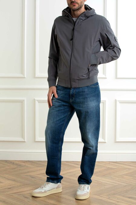 CP COMPANY-GIUBBINO C.P. SHELL-R HOODED JACKET-CP18CMOW002A005968A PEARL XL