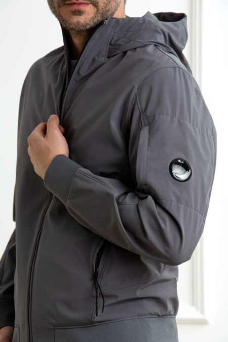 CP COMPANY-GIUBBINO C.P. SHELL-R HOODED JACKET-CP18CMOW002A005968A PEARL XL