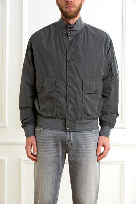 CP COMPANY-GIUBBINO CHROME-R FULL BUTTON JACKET-CP18CMOW014A005904G PEARL XL