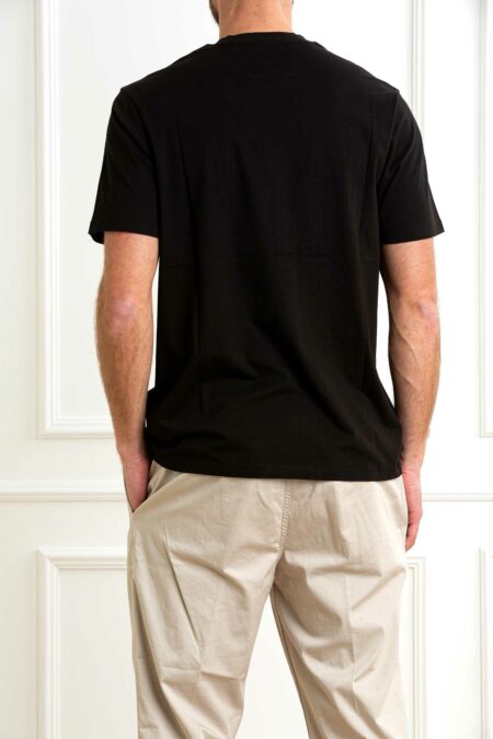 CP COMPANY-T-SHIRT MM 30/1 JERSEY LOGO PATCH-CP18CMTS031A005100W BLACK XXL