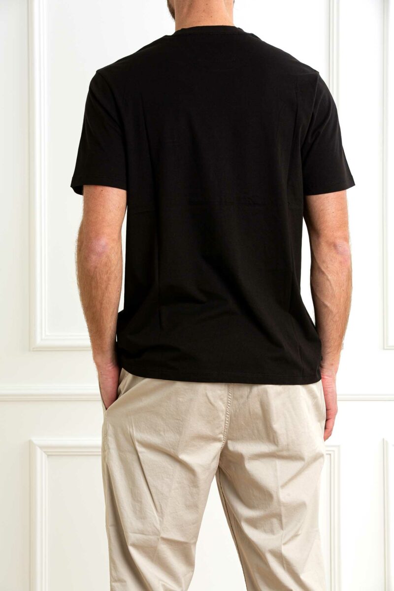 CP COMPANY-T-SHIRT MM 30/1 JERSEY LOGO PATCH-CP18CMTS031A005100W BLACK XXL