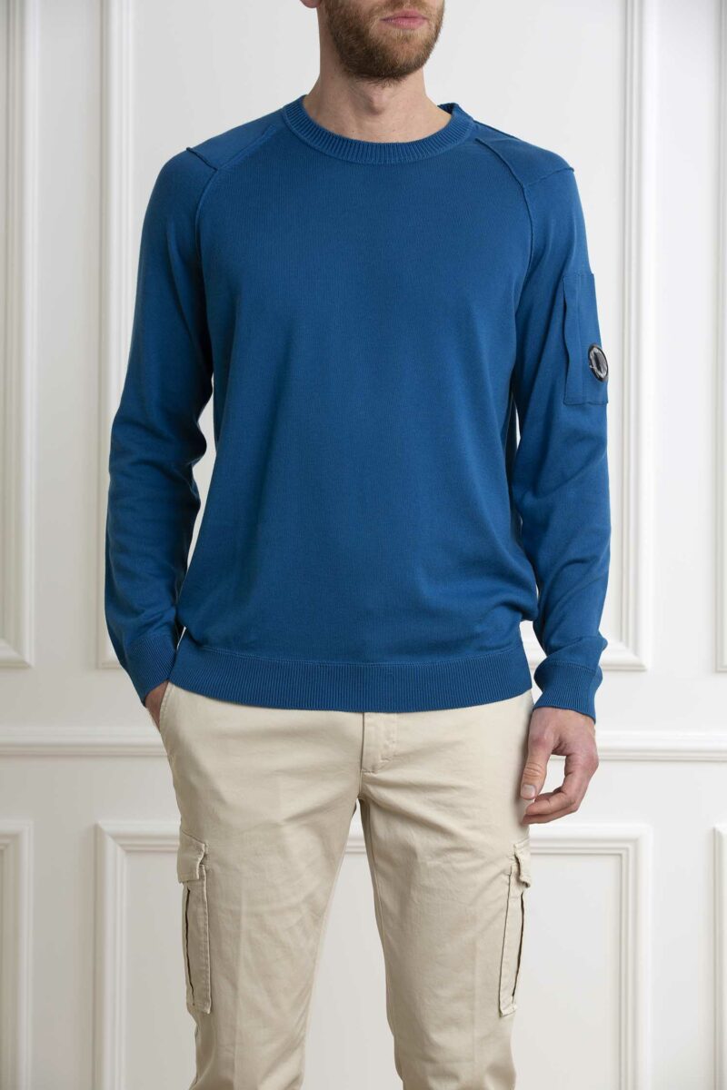 CP COMPANY-MAGLIA SEA ISLAND LENS KNIT-CPMKN129A004037A LYONS 54