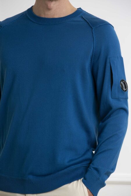 CP COMPANY-MAGLIA SEA ISLAND LENS KNIT-CPMKN129A004037A LYONS 54