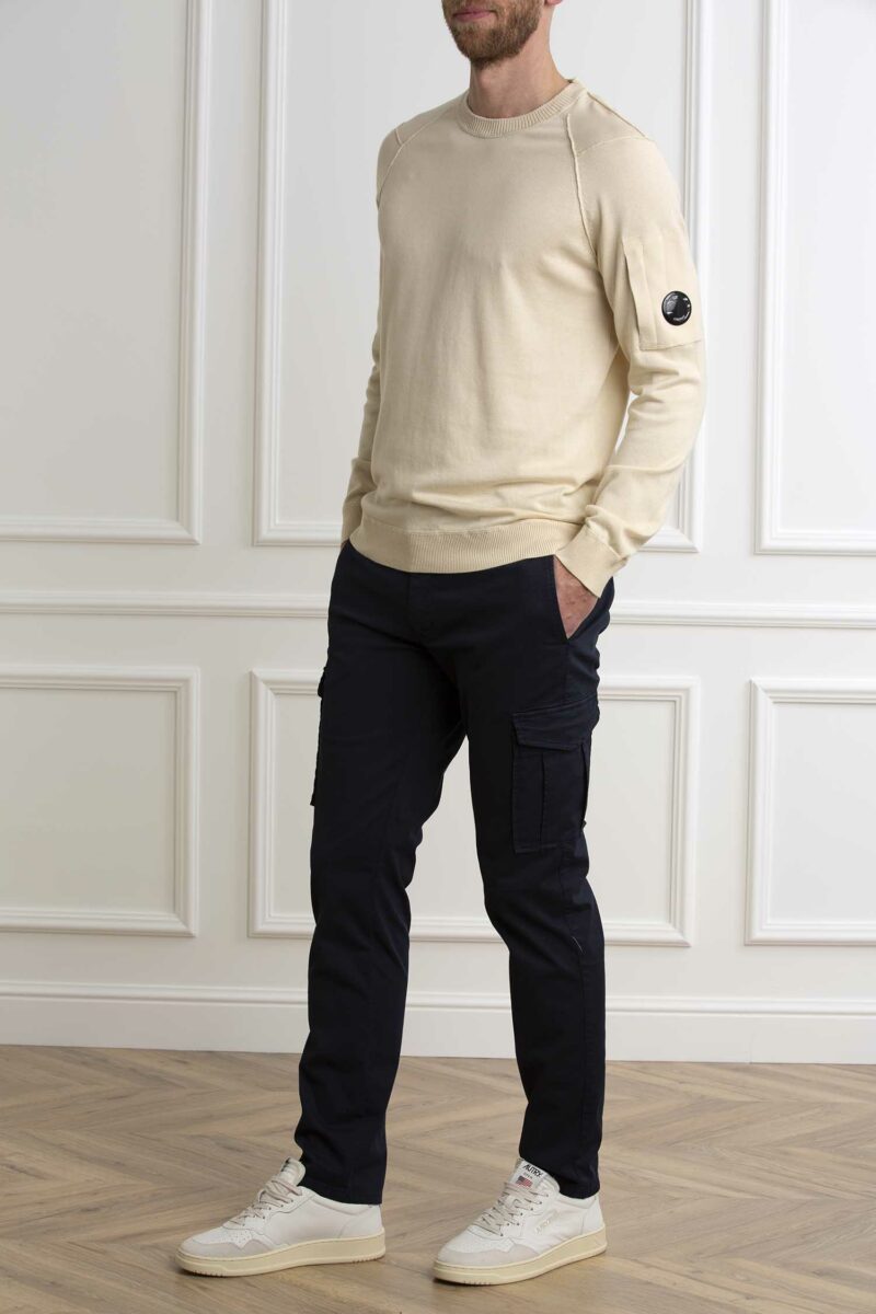 CP COMPANY-MAGLIA SEA ISLAND LENS KNIT-CPMKN129A004037A PISTACCHIO 54