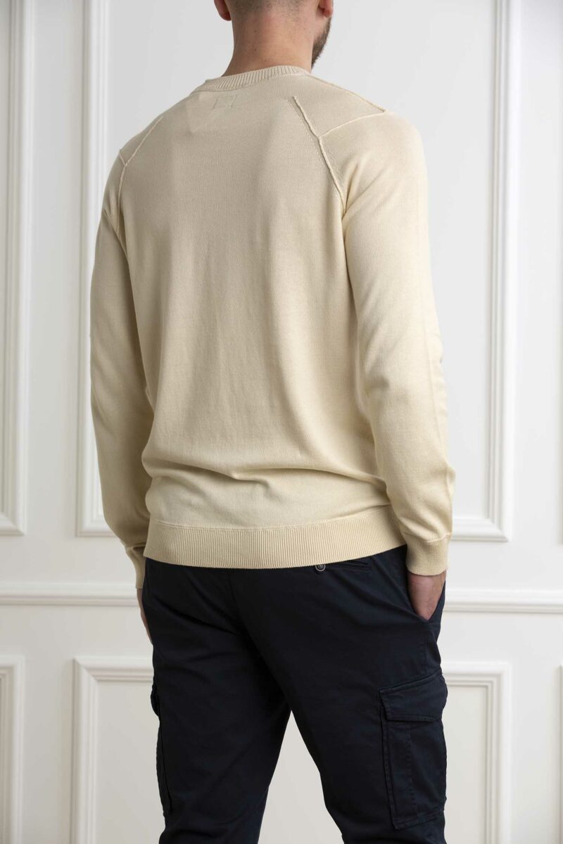 CP COMPANY-MAGLIA SEA ISLAND LENS KNIT-CPMKN129A004037A PISTACCHIO 54