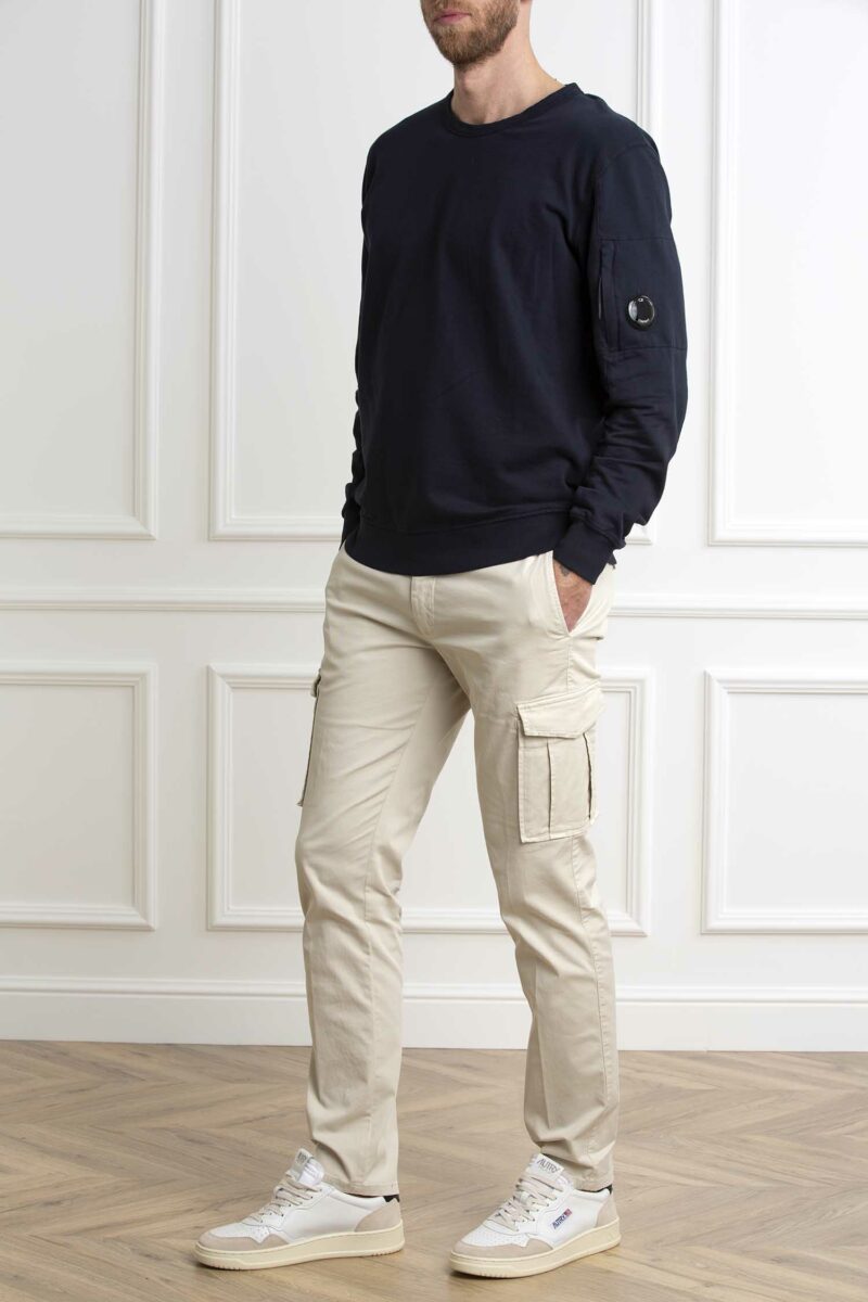 CP COMPANY-MAGLIA LIGHT FLEECE SWEATSHIRT-CPMSS032A002246G ECLIPSE XXL