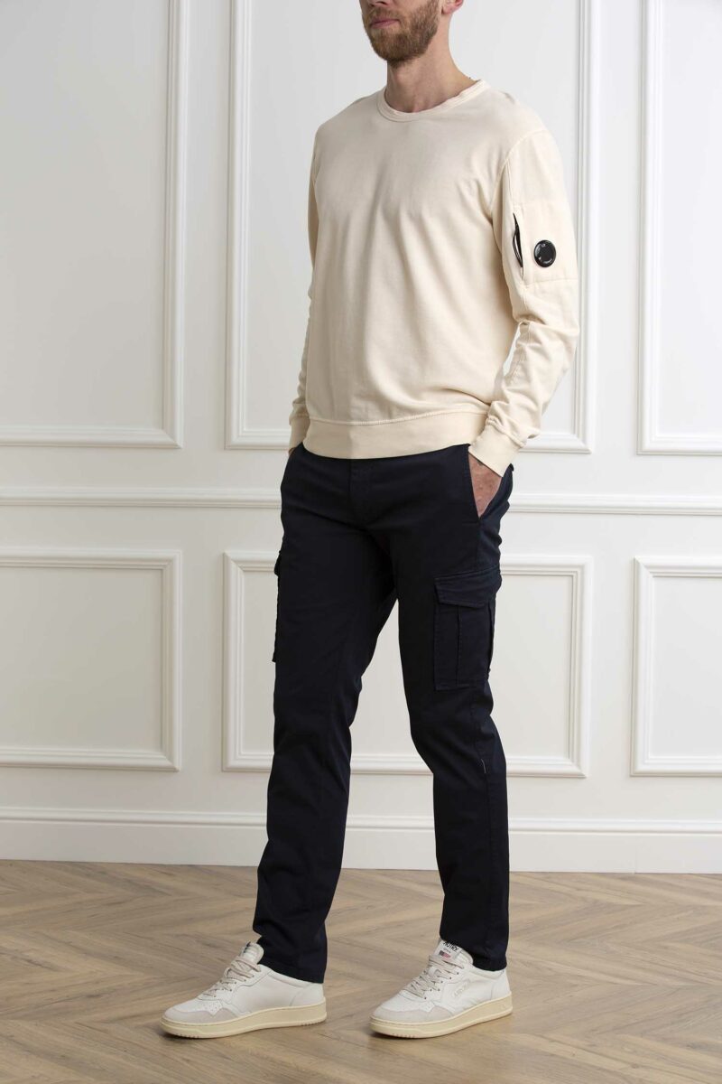 CP COMPANY-MAGLIA LIGHT FLEECE SWEATSHIRT-CPMSS032A002246G PISTACCHIO XL