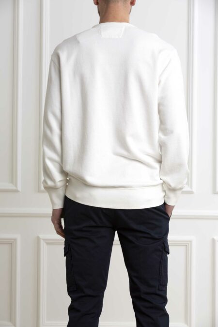 CP COMPANY-FELPA FLEECE ARTISANAL LOGO SWEATSHIRT-CPMSS304A006312G GAUZE XL