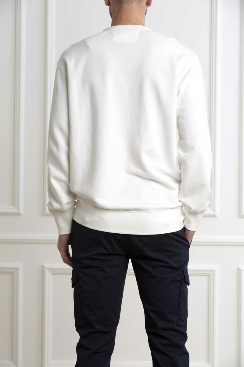 CP COMPANY-FELPA FLEECE ARTISANAL LOGO SWEATSHIRT-CPMSS304A006312G GAUZE XL