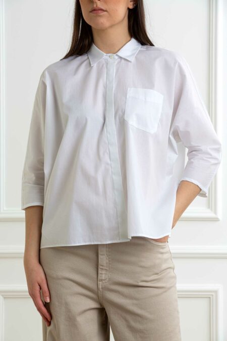 CRUNA-CAMICIA MANICA 3/4-CRUELIDE2417 BIANCO 42