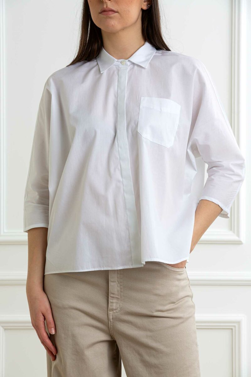 CRUNA-CAMICIA MANICA 3/4-CRUELIDE2417 BIANCO 42
