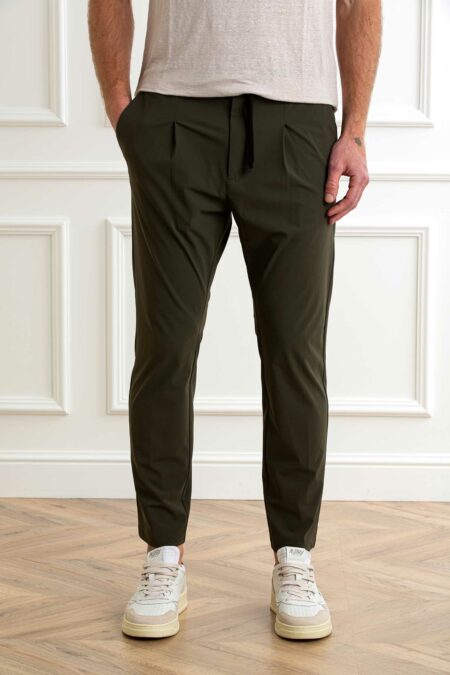 CRUNA-PANTALONE MITTE 0001-CRUMITTE0001 VERDE 48