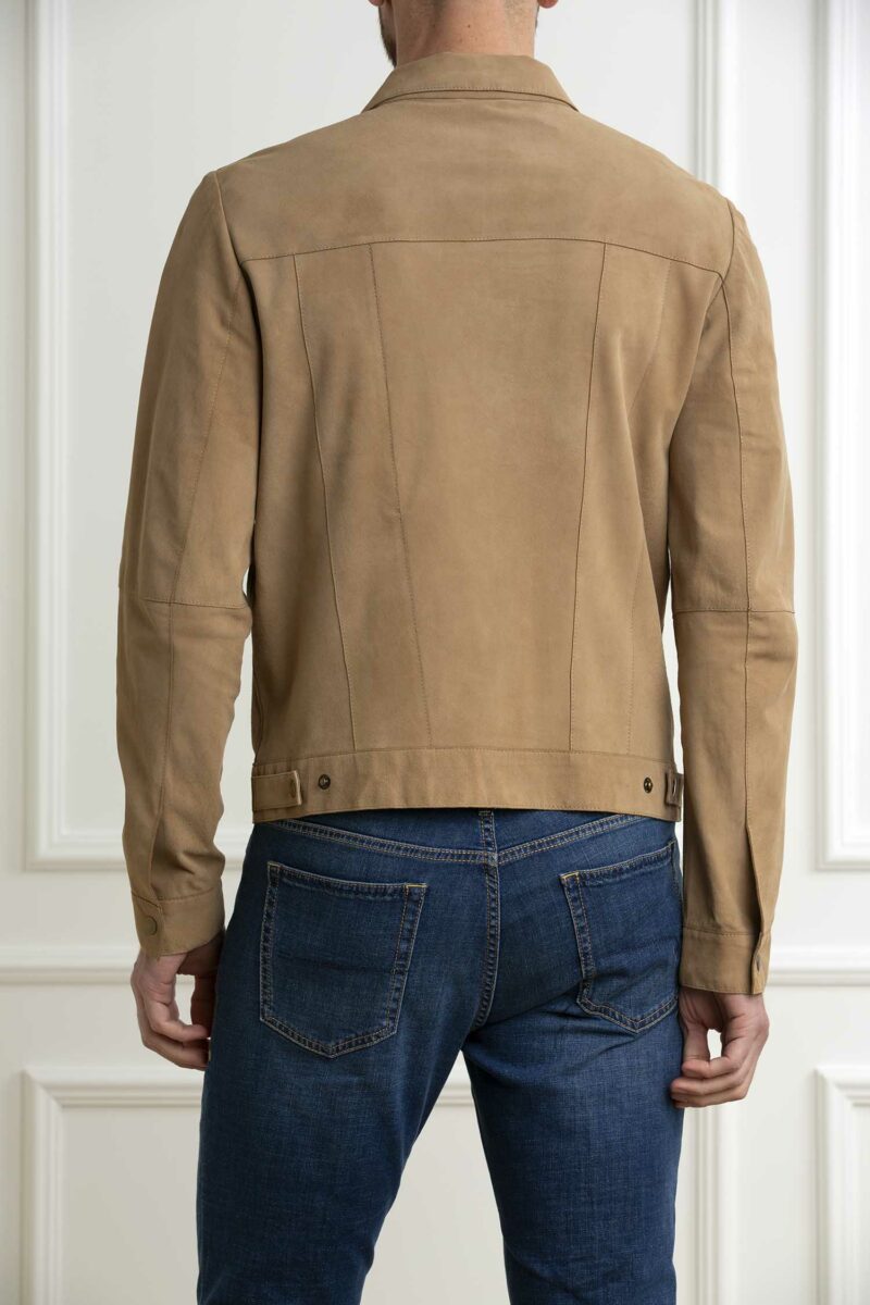 D'AMICO-GIUBBINO SUEDE PELLE DI CAPRA-DADGU0551GUS BEIGE 54
