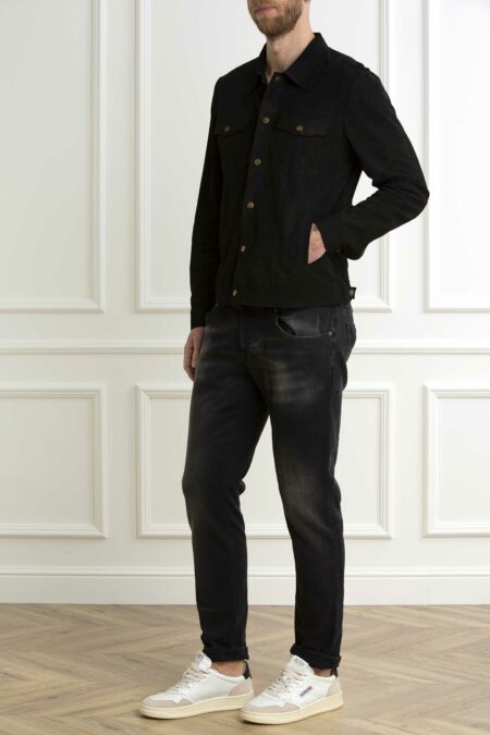 D'AMICO-GIUBBINO SUEDE PELLE DI CAPRA-DADGU0551GUS NERO 48