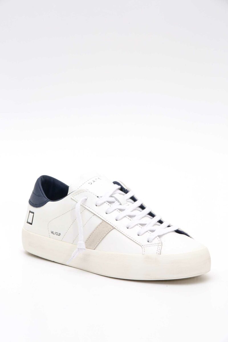 D.A.T.E.-SCARPA HILL LOW CALF WHITE-BLUE-DATEM421HLCAWL BIANCO 44