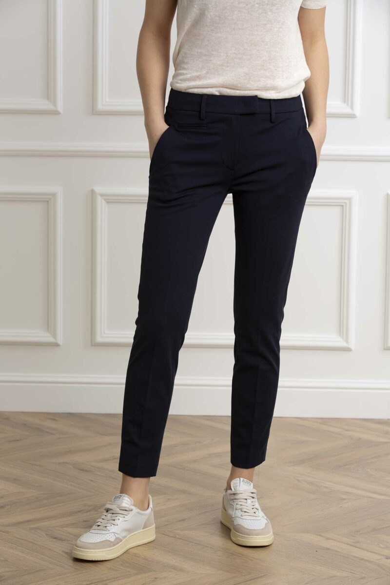 DONDUP-PANTALONE DONNA PERFECT ELAST-DDDP066JS0238 BLU 30