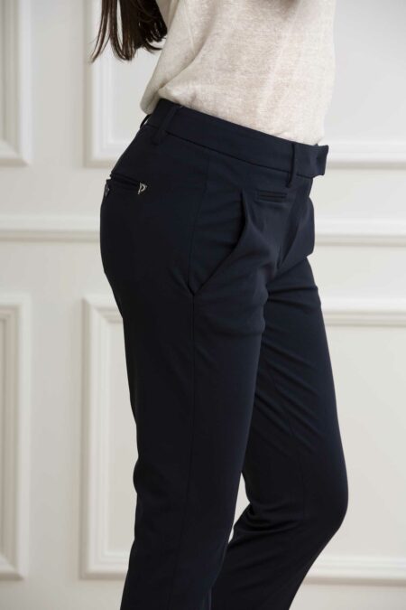 DONDUP-PANTALONE DONNA PERFECT ELAST-DDDP066JS0238 BLU 30