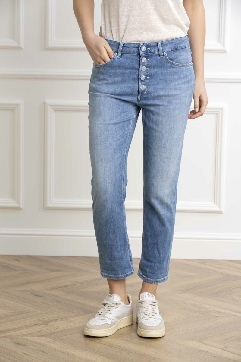 DONDUP-JEANS KOONS GIOIELLO DONNA-DDDP268BDS0145GU7 USED 27