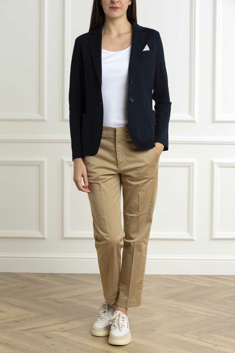 DONDUP-PANTAL. NIMA ZIP DONNA-DDDP576ZRSE036 CAMMELLO 28
