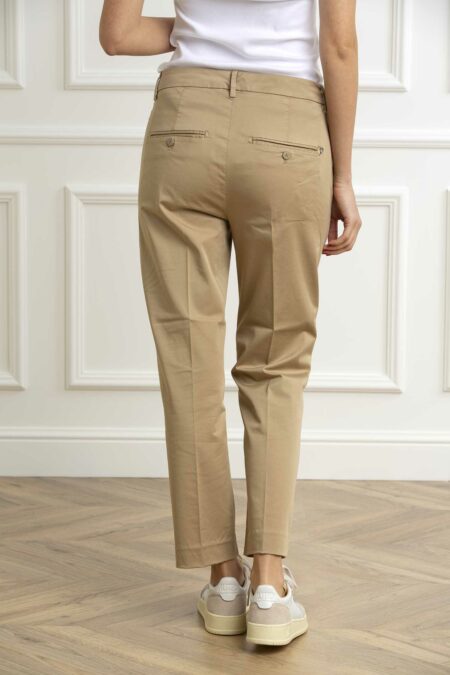 DONDUP-PANTAL. NIMA ZIP DONNA-DDDP576ZRSE036 CAMMELLO 28