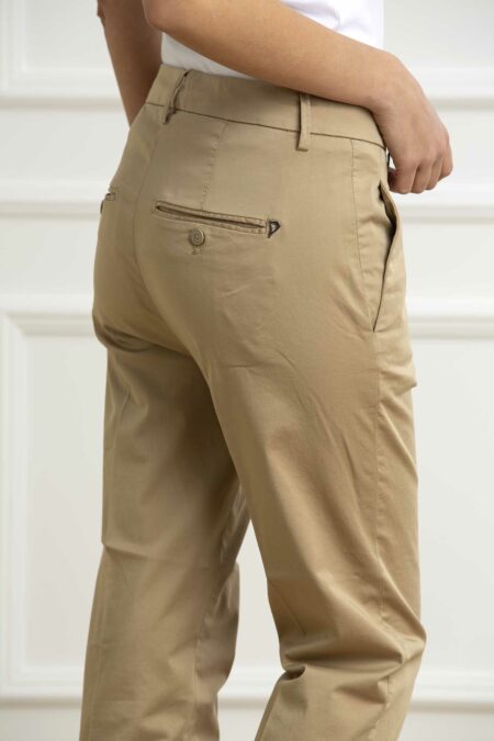 DONDUP-PANTAL. NIMA ZIP DONNA-DDDP576ZRSE036 CAMMELLO 28