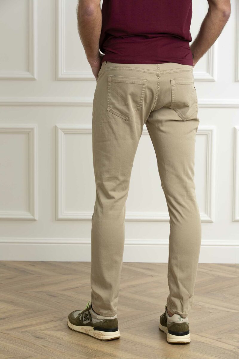 DONDUP-JEANS GEORGE COLORATO PTD-DDUP232BS0030 ECRU 38