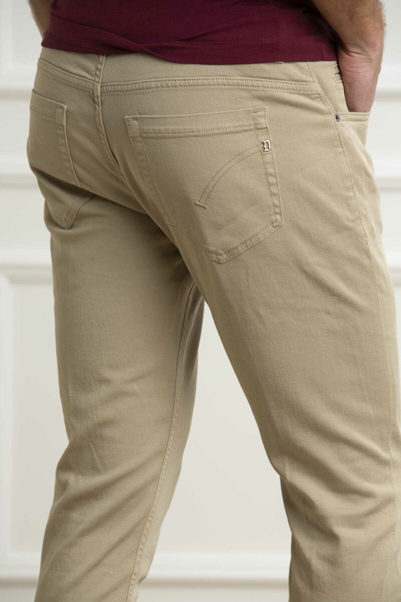 DONDUP-JEANS GEORGE COLORATO PTD-DDUP232BS0030 ECRU 38