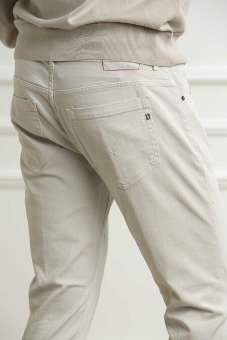 DONDUP-JEANS GEORGE COLORATO PTD-DDUP232BS0030 GRIGIO 36