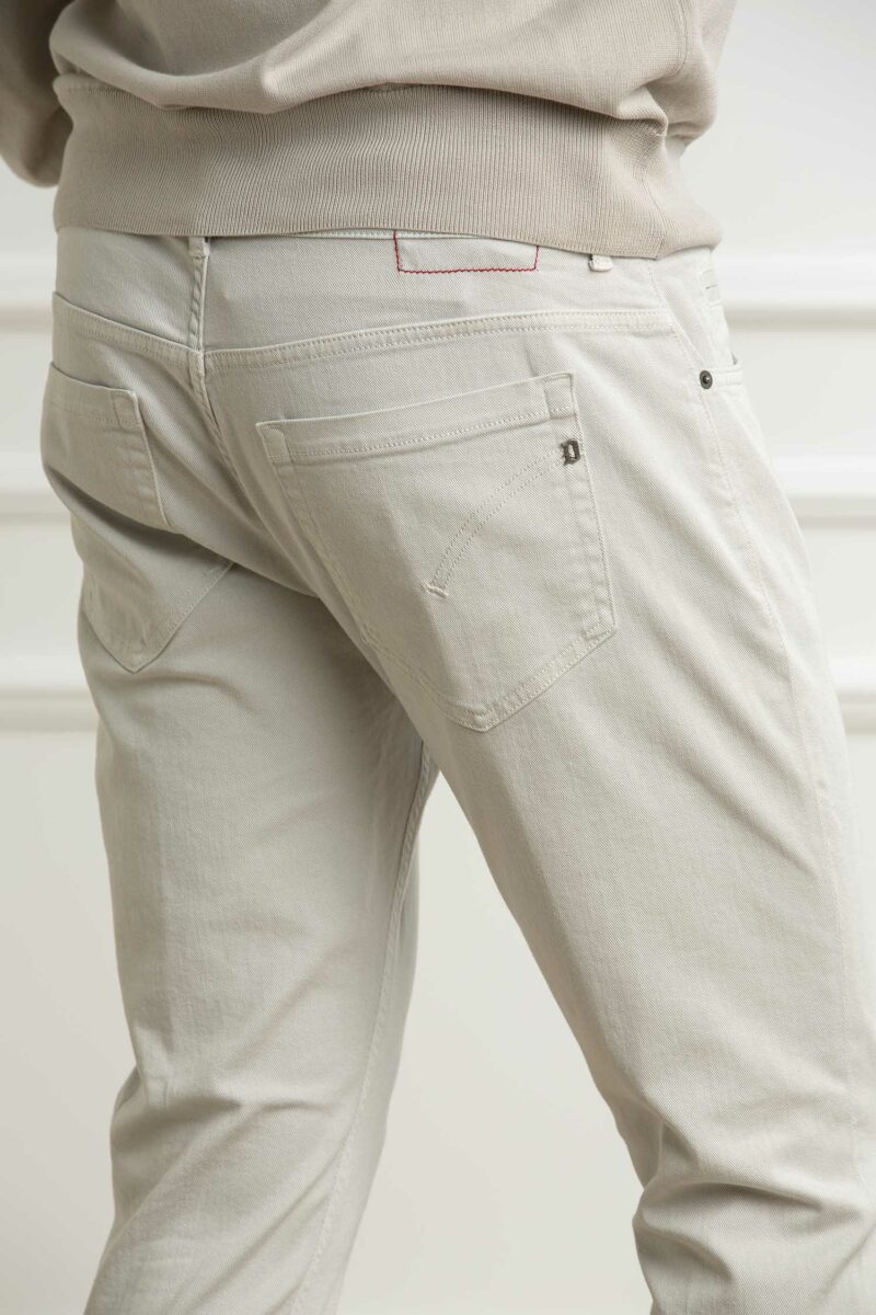 DONDUP-JEANS GEORGE COLORATO PTD-DDUP232BS0030 GRIGIO 36