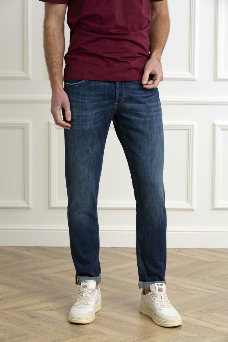 DONDUP-JEANS GEORGE UOMO-DDUP232DS0107GD4 DENIM 36