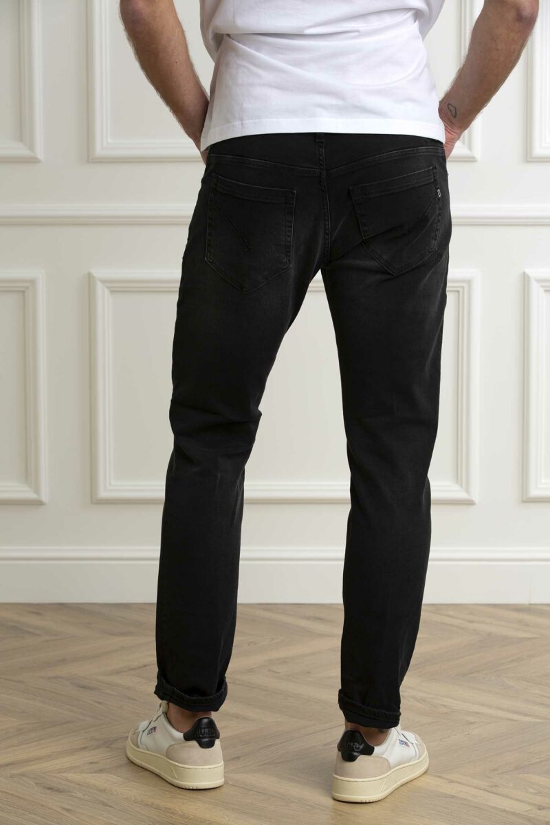 DONDUP-JEANS GEORGE COLOR UOMO-DDUP232DS0337HB2 NERO 36