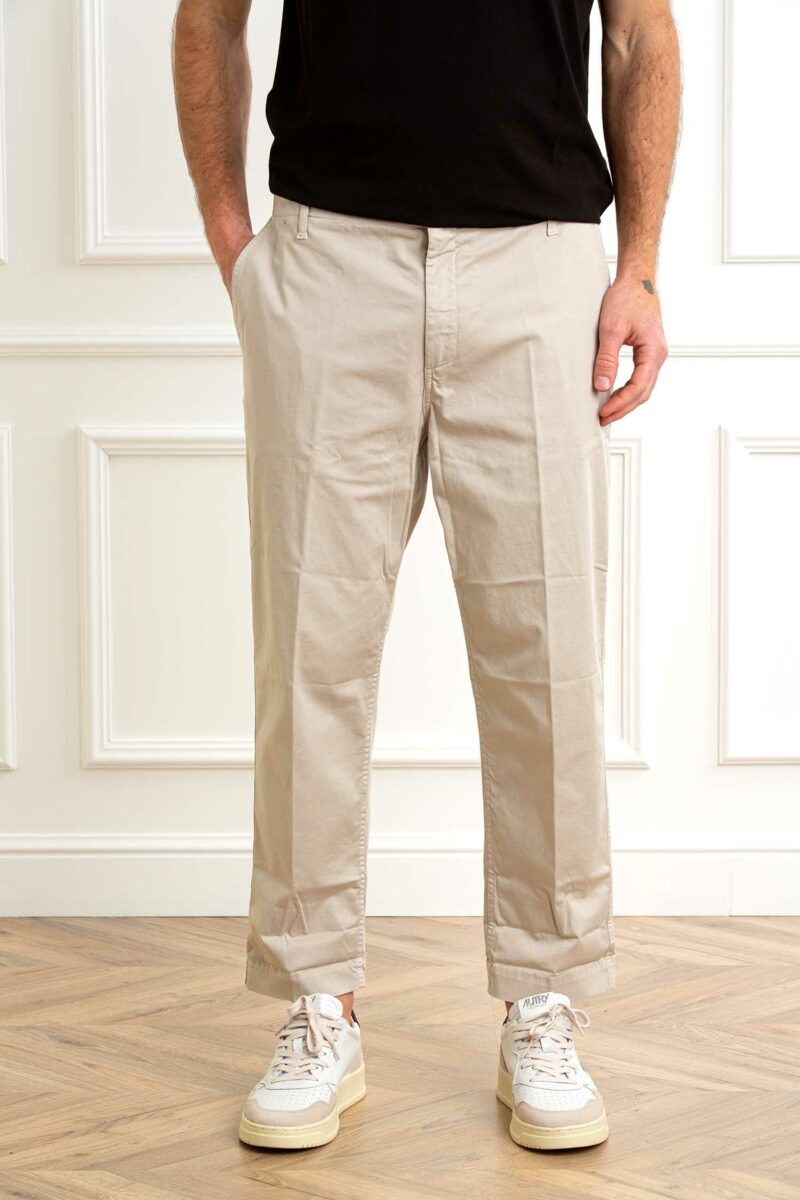 DONDUP-PANTALONE ZYAN-DDUP521GS0096 BEIGE 36