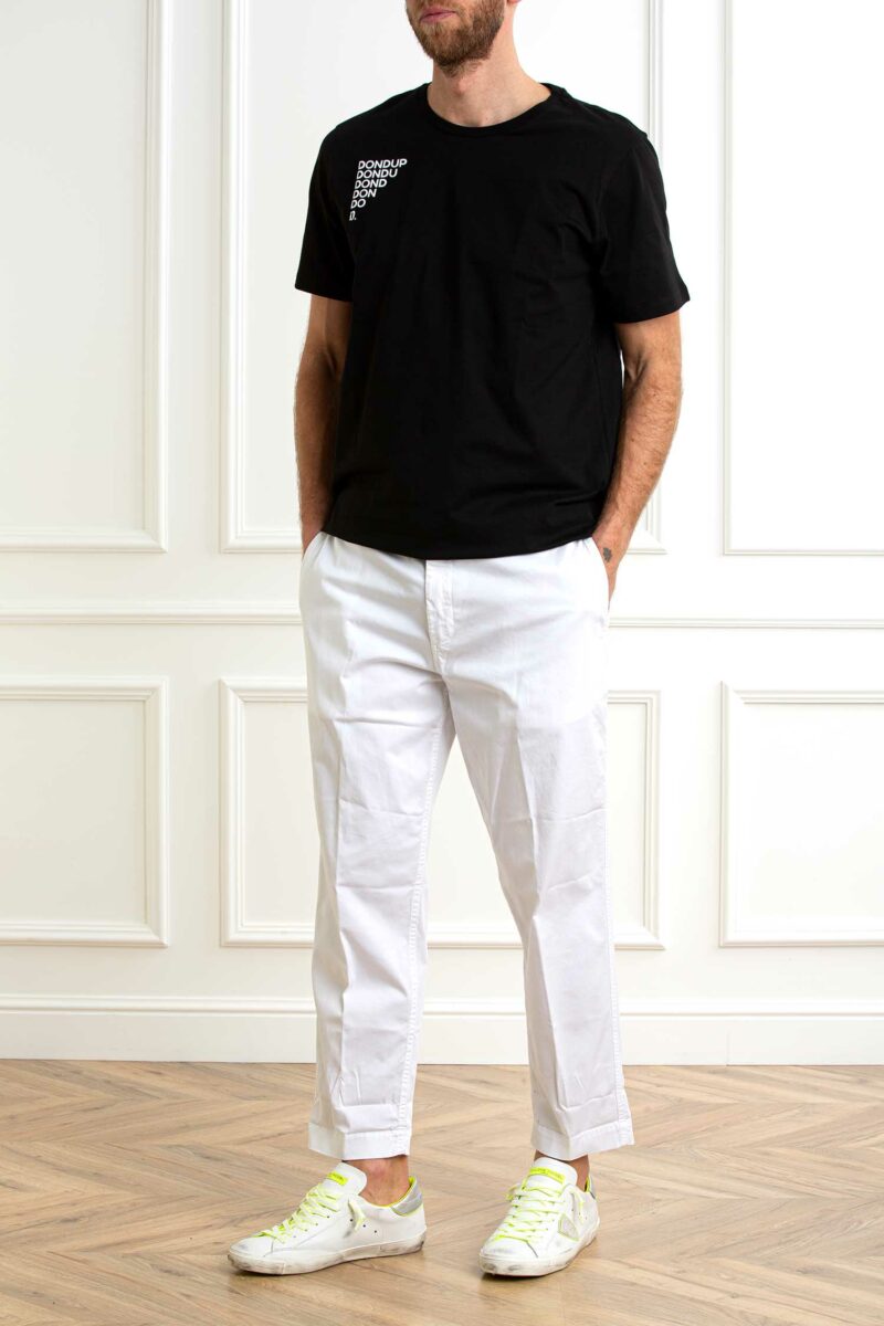 DONDUP-PANTALONE ZYAN-DDUP521GS0096 BIANCO 35