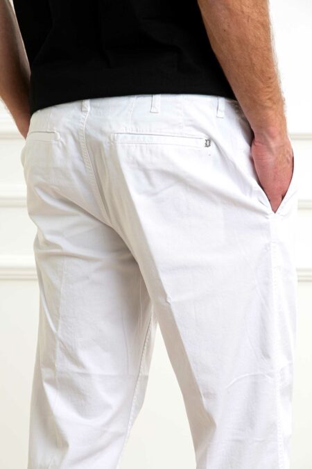 DONDUP-PANTALONE ZYAN-DDUP521GS0096 BIANCO 35