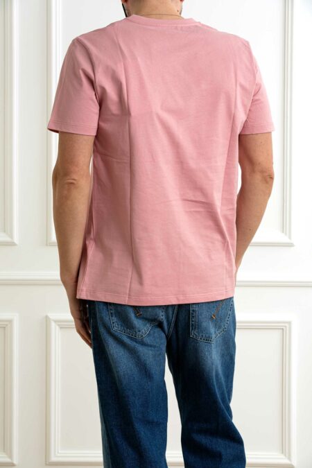 DONDUP-T-SHIRT COTONE STRETCH-DDUS198JF0309UIU2 ROSA XL