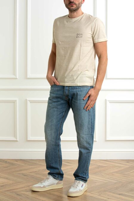 DONDUP-T/SHIRT IT7 UOMO-DDUS198JF0355U BEIGE XL