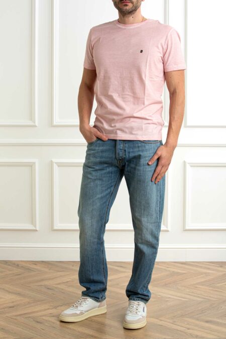 DONDUP-T/SHIRT IT7 UOMO-DDUS198JF0355U ROSA XL