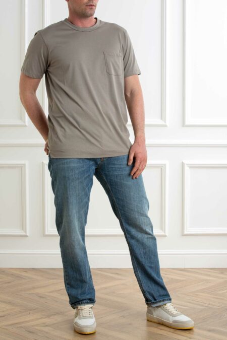 DANIELE FIESOLI-T-SHIRT TASCHINO-DFDF0630 GRI XL