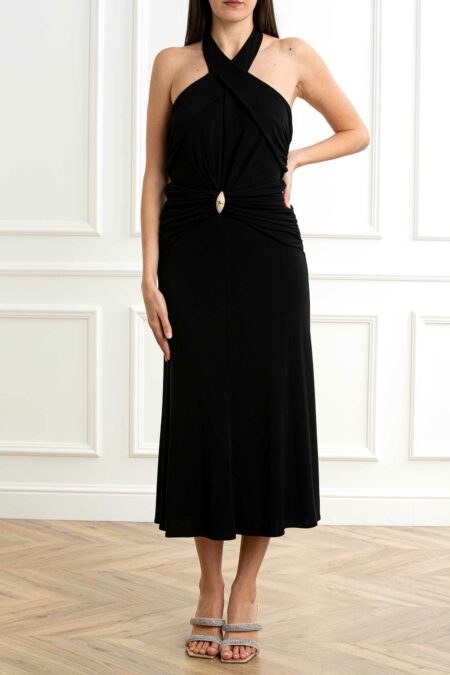 ELISABETTA FRANCHI-ABITO-EFAB71952E2 NERO 44