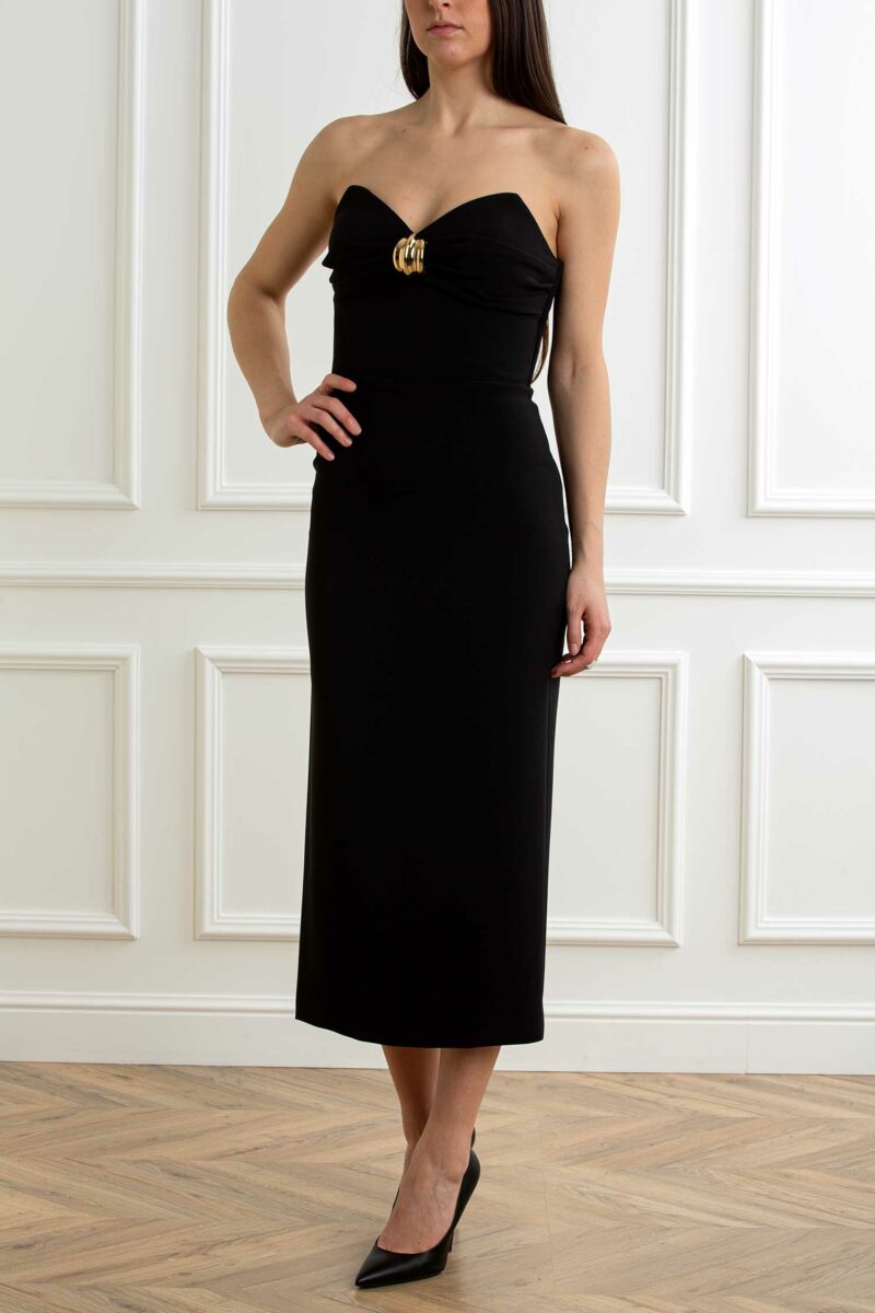 ELISABETTA FRANCHI-ABITO LONGUETTE-EFAB76951E2 NERO 44