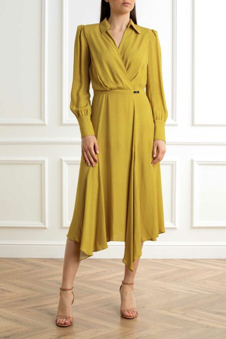 ELISABETTA FRANCHI-ABITO-EFAB86552E2 CURRY 44