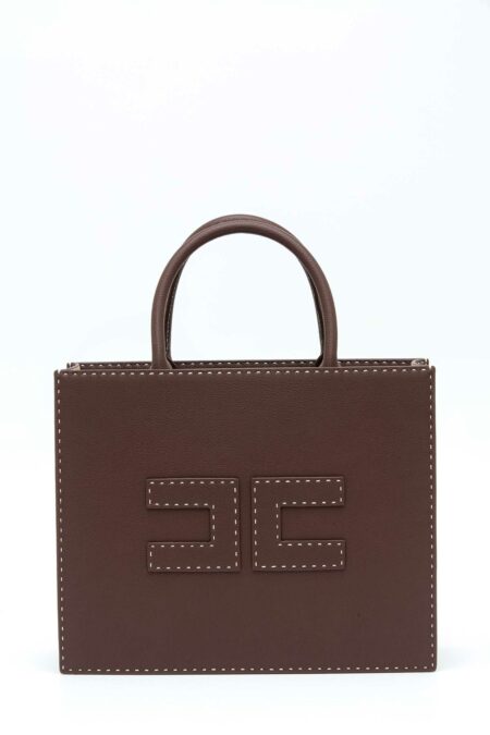 ELISABETTA FRANCHI-BORSA-EFBS09A51E2 CACAO TU