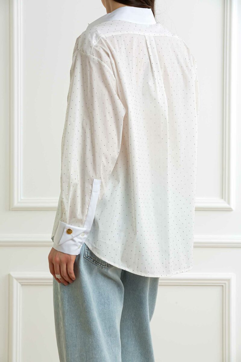 ELISABETTA FRANCHI-CAMICIA-EFCA00451E2 BIANCO 42