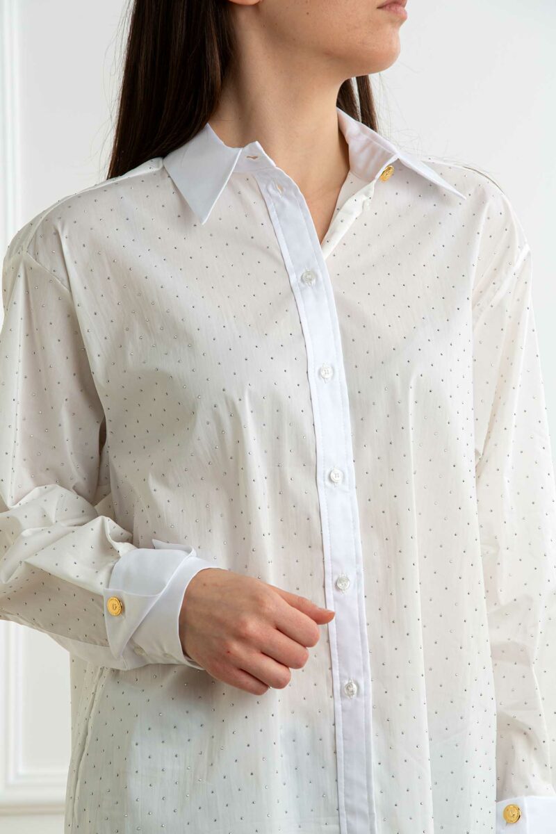 ELISABETTA FRANCHI-CAMICIA-EFCA00451E2 BIANCO 42