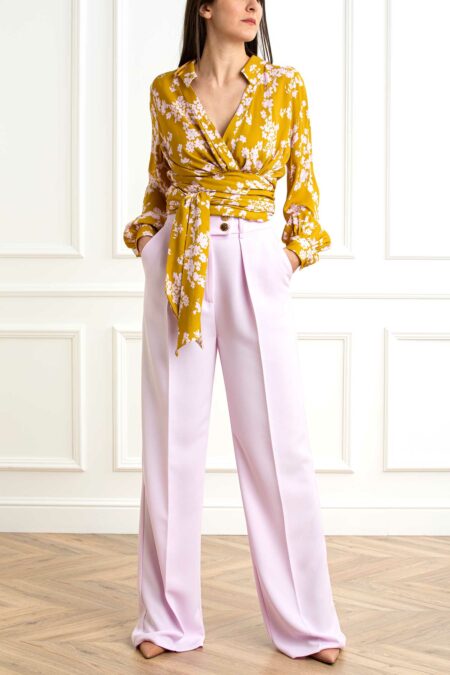 ELISABETTA FRANCHI-CAMICIA NODO-EFCA11051E2 CURRY 44