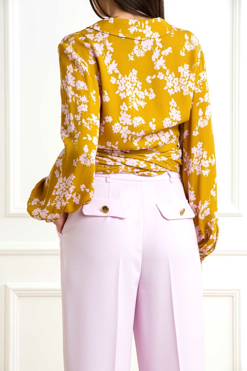 ELISABETTA FRANCHI-CAMICIA NODO-EFCA11051E2 CURRY 44