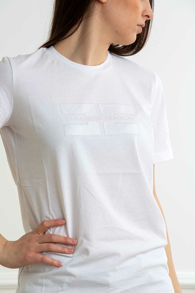 ELISABETTA FRANCHI-T-SHIRT-EFMA00251E2 GESSO 44