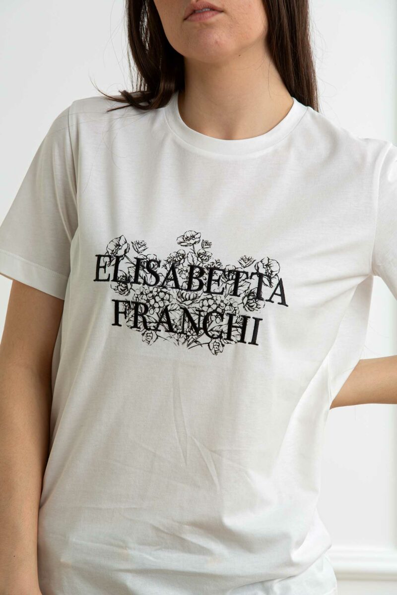 ELISABETTA FRANCHI-T-SHIRT-EFMA00351E2 GESSO 38